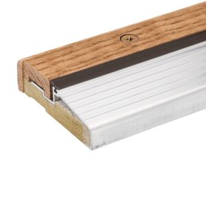 Oak & Aluminum Adjustable Sill 5/8" by 1 1/8" to 1 1/2" 