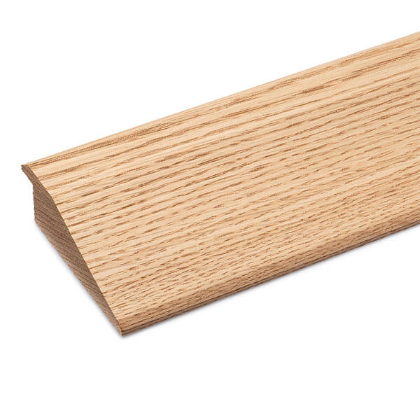 Oak Molding Edge 2 1/2" x 1/2" Overlap Unfinished